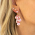 Серьги "Fillori Burvība (Light Rose)" с кристаллами Preciosa™